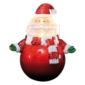 LED Deko Weihnachtsmann Hhe 12cm