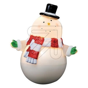 LED Deko Schneemann Hhe 12cm