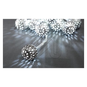 Lichterkette innen Sterne 10 LED gefrostet