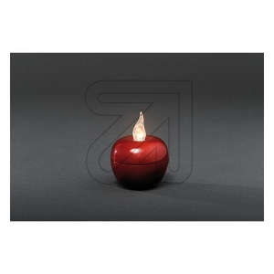 LED Apfel 1 flammig rot  8cm