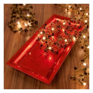 Weihnachtsschale rot 36cmx17cm