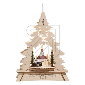 Holz-Lichterspitze/Fensterbild