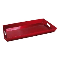 Tablett Kunststoff rot 46cm x 31cm